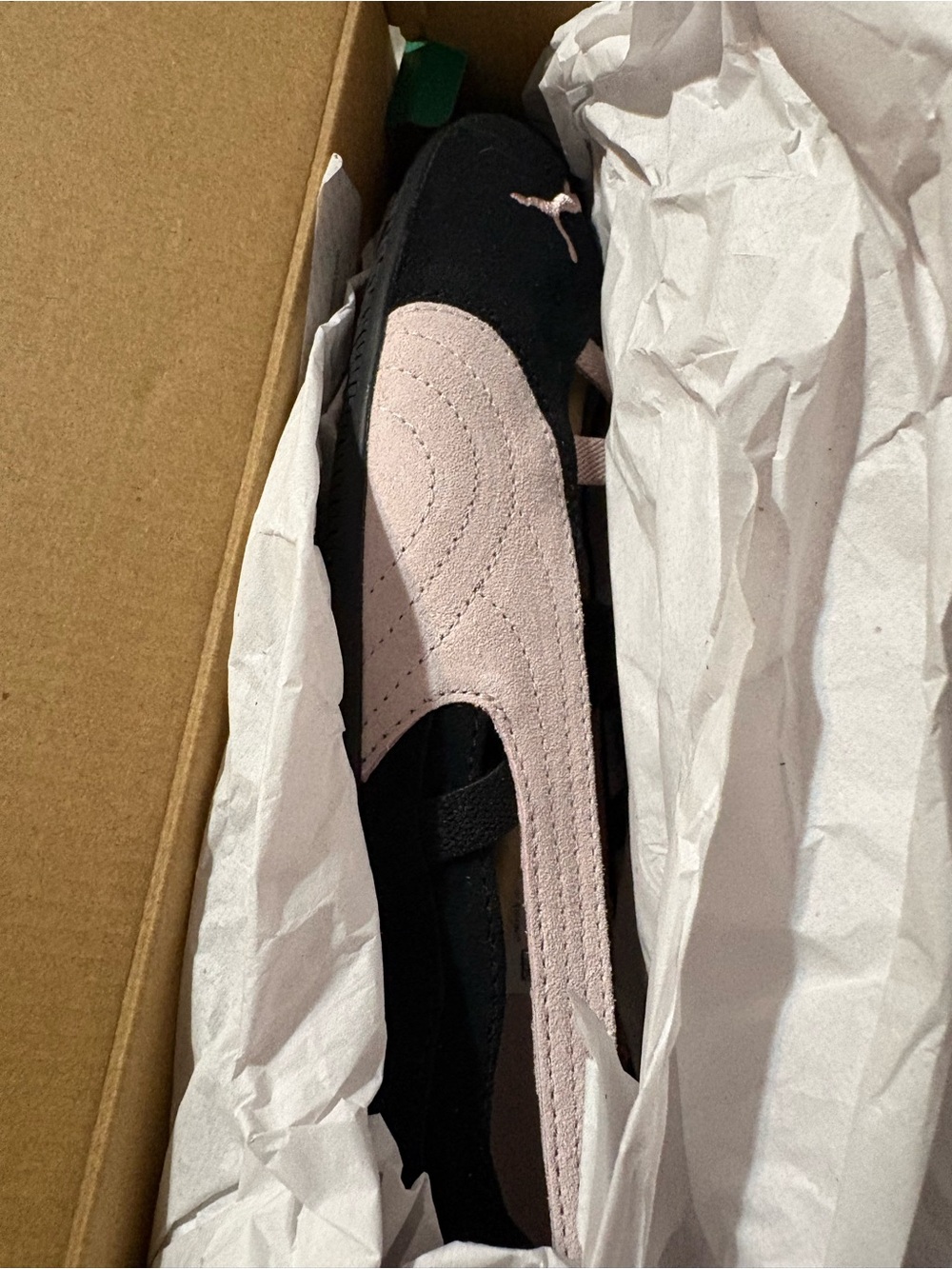 Puma Speedcat Ballet Flats - BNIB Black & Misty Mauve (pink) Size 8
